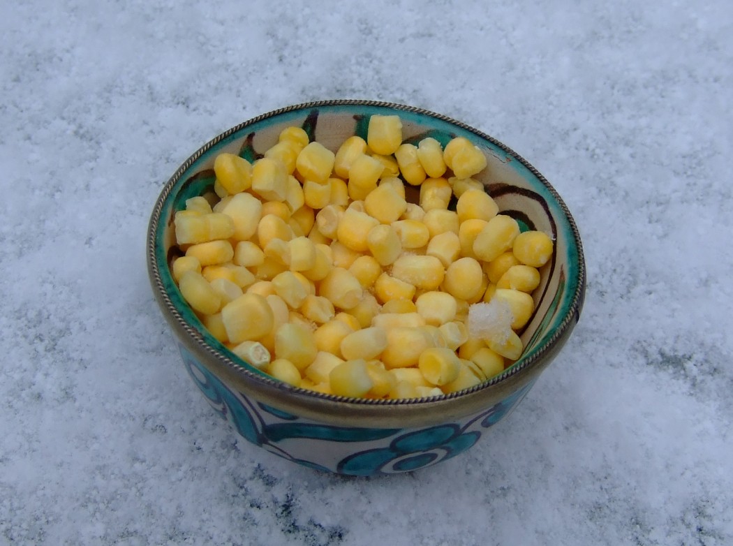 Sweetcorn and garlic butter soup recipe