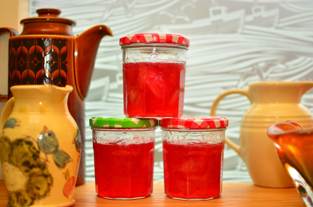 rose and rhubarb jam recipe