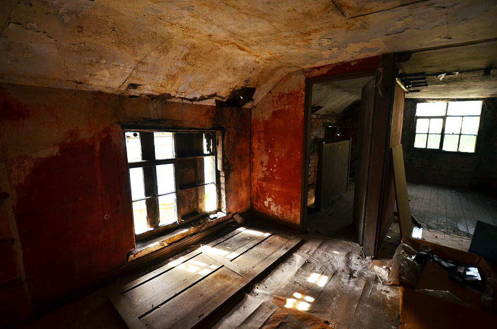 interior of an old house it is both a wreck and beautiful. how to keep this with mindful house renovation