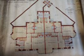 Architectural plans of a large Victorian semi detached house in leeds