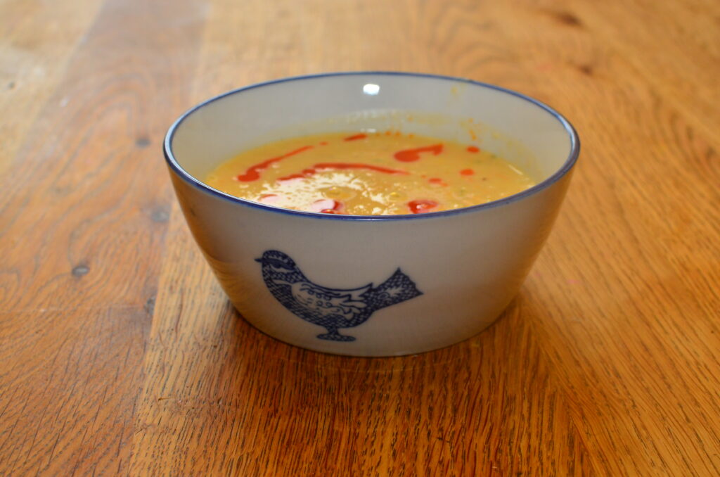 Butterbean and chilli oil soup recipe