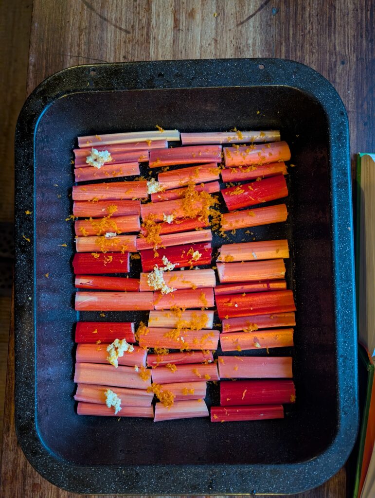 Rhubarb tart recipe
